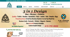 Desktop Screenshot of 3in1design.com